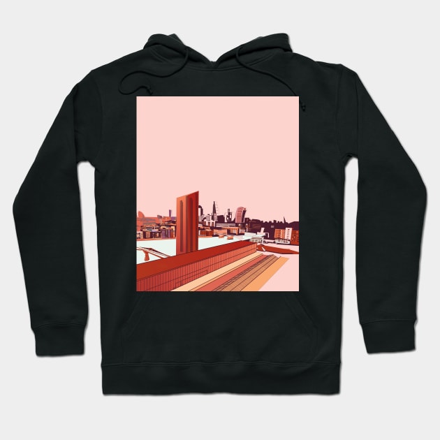 View of Tate Modern, London Hoodie by juliechicago